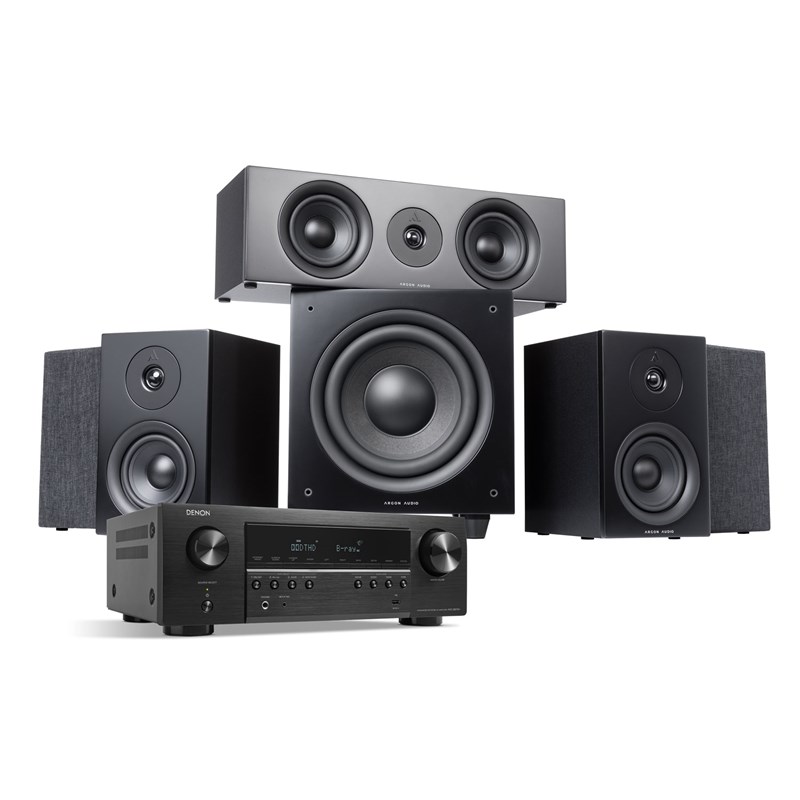 Argon Audio FORUS 4 + Denon 5.1 Home-cinema-systeem
