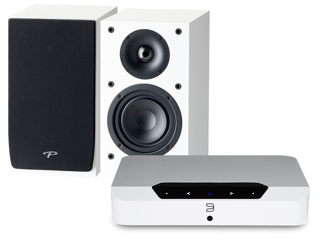 Aanbieding Bluesound Powernode Edge + Paradigm Monitor SE Atom stereoset