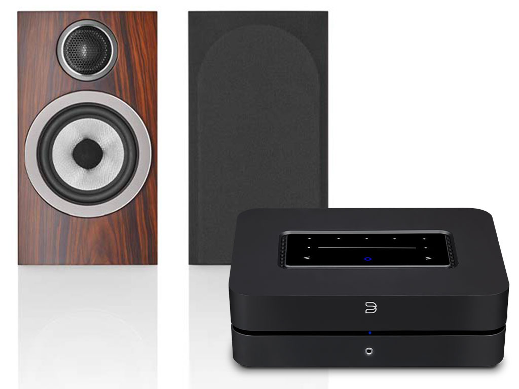 Aanbieding Bluesound Powernode N330 + B&W 707 S3 stereoset