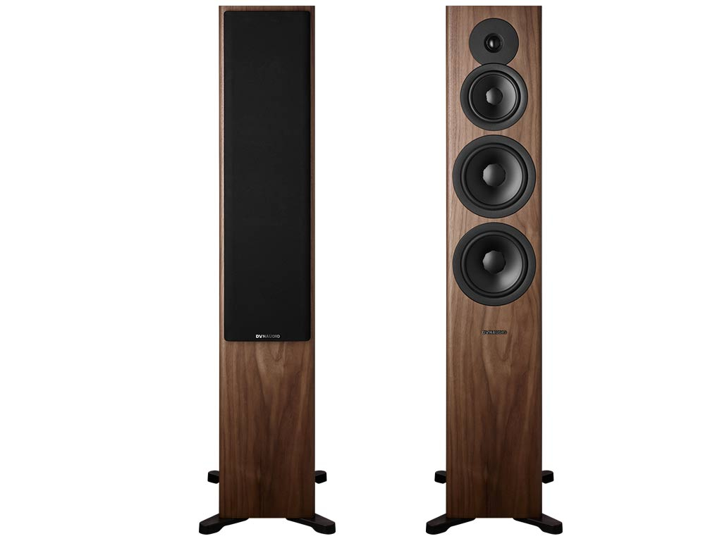 Aanbieding Dynaudio Evoke 50 vloerstaande speaker walnut wood (Buitenkans)