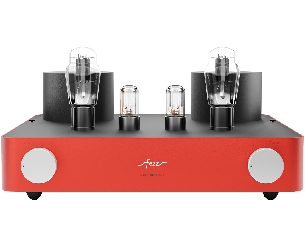 Aanbieding Fezz Mira Ceti 2A3 stereo versterker Burning Red