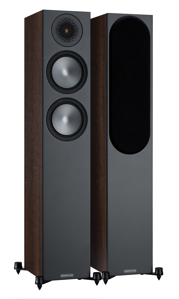 Aanbieding Monitor Audio Bronze 200 vloerstaande speaker walnoot (Buitenkans)