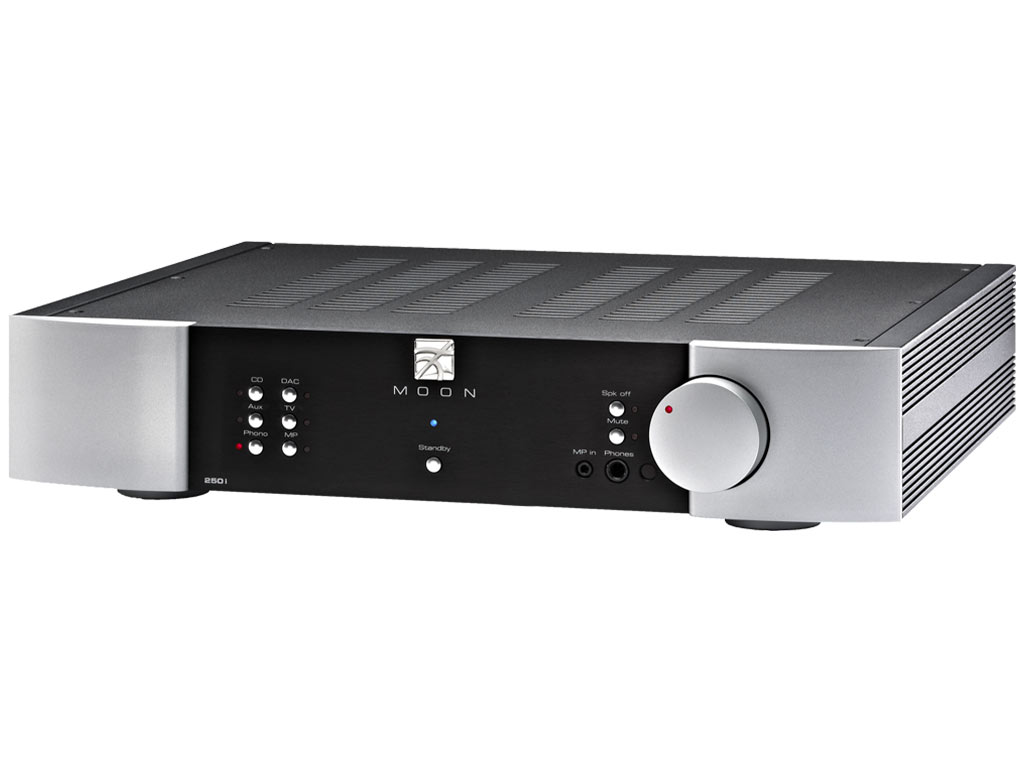 Aanbieding Moon 250i V2 zwart-stereo versterker zilver