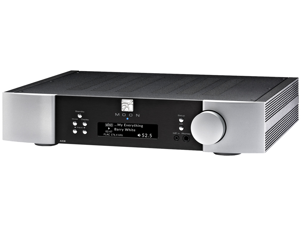 Aanbieding Moon ACE Streaming versterker zwart zilver