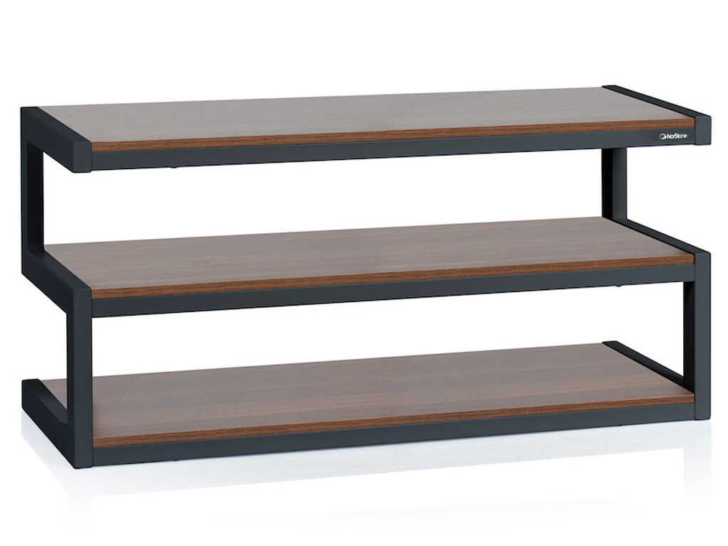 Aanbieding Norstone Esse AV A/V meubel zwart walnoot