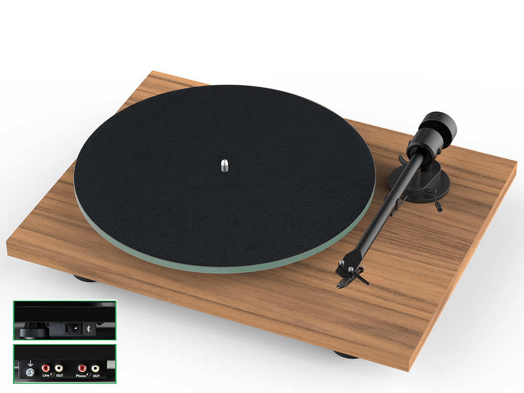 Aanbieding Pro-Ject T1 EVO BT platenspeler walnoot