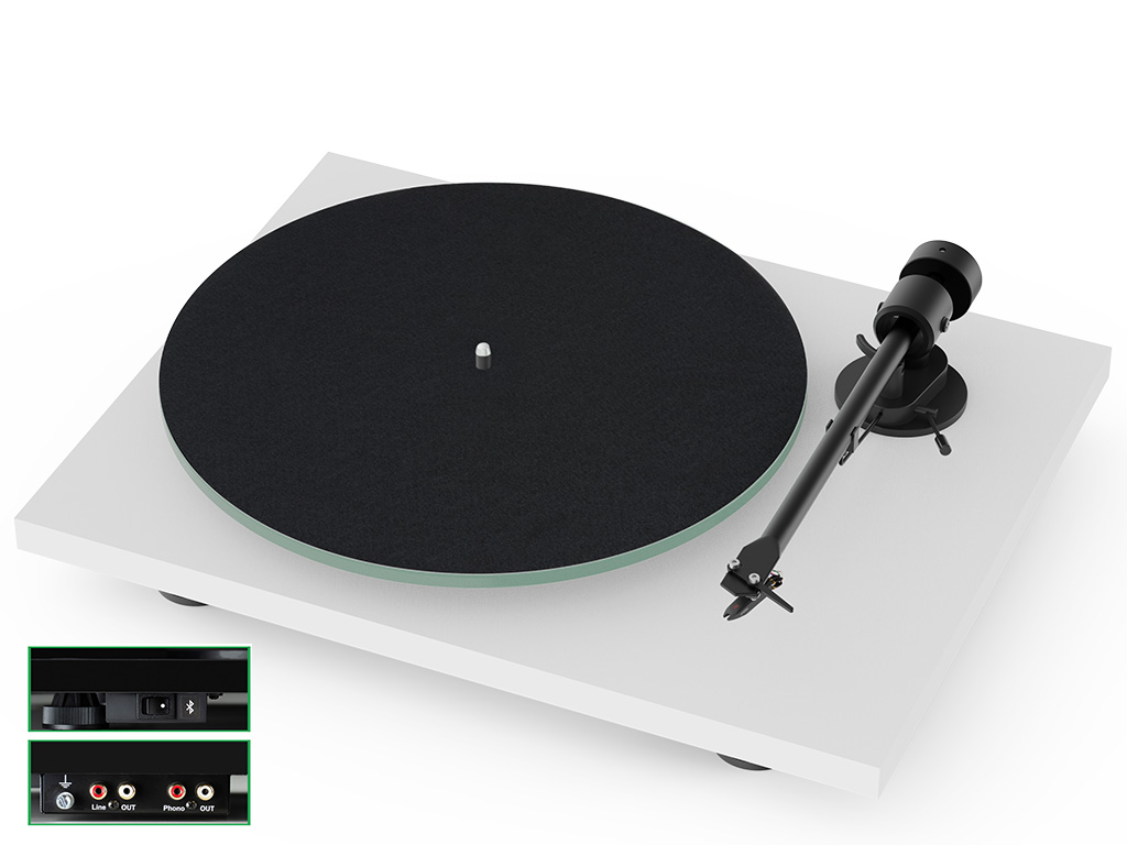 Aanbieding Pro-Ject T1 EVO BT platenspeler wit zijdeglans