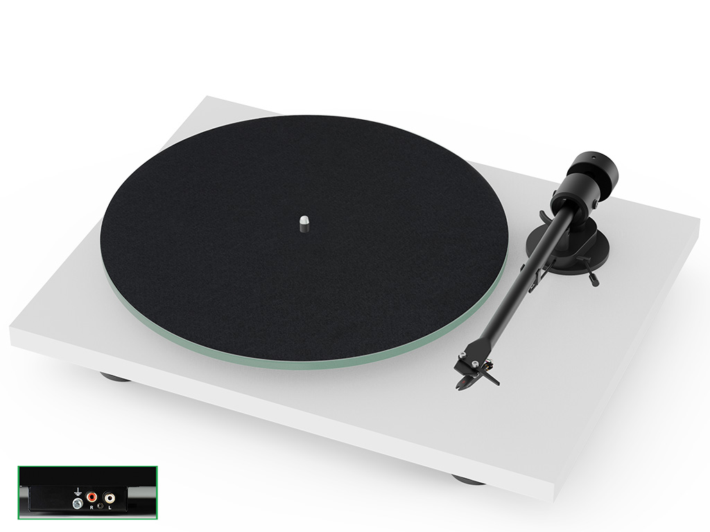 Aanbieding Pro-Ject T1 EVO Phono platenspeler wit zijdeglans