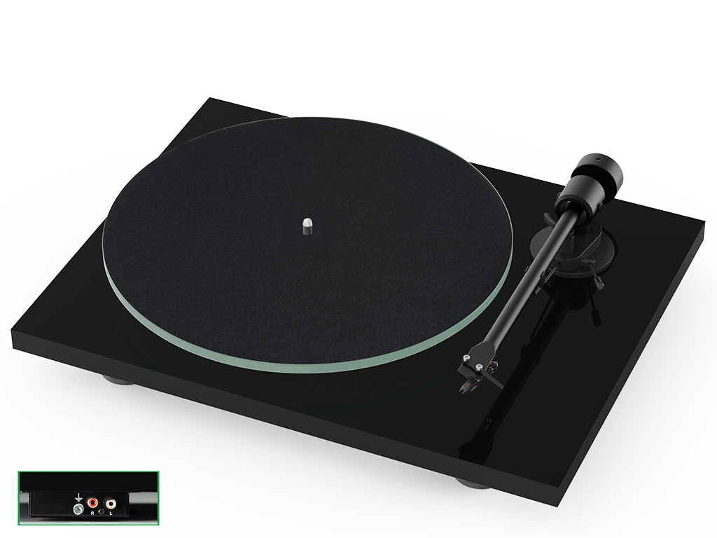 Aanbieding Pro-Ject T1 EVO Phono platenspeler zwart hoogglans