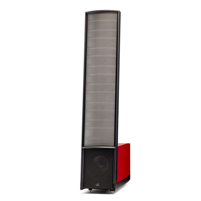 Aanbieding MartinLogan Impression ESL 11A (Special) vloerstaande speaker rosso fuoco