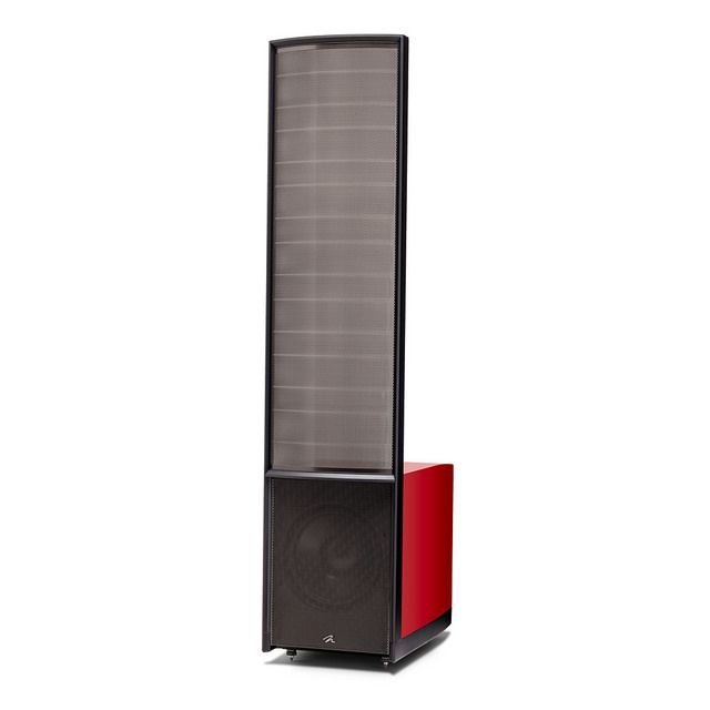 Aanbieding MartinLogan Renaissance ESL 15A vloerstaande speaker rosso fuoco