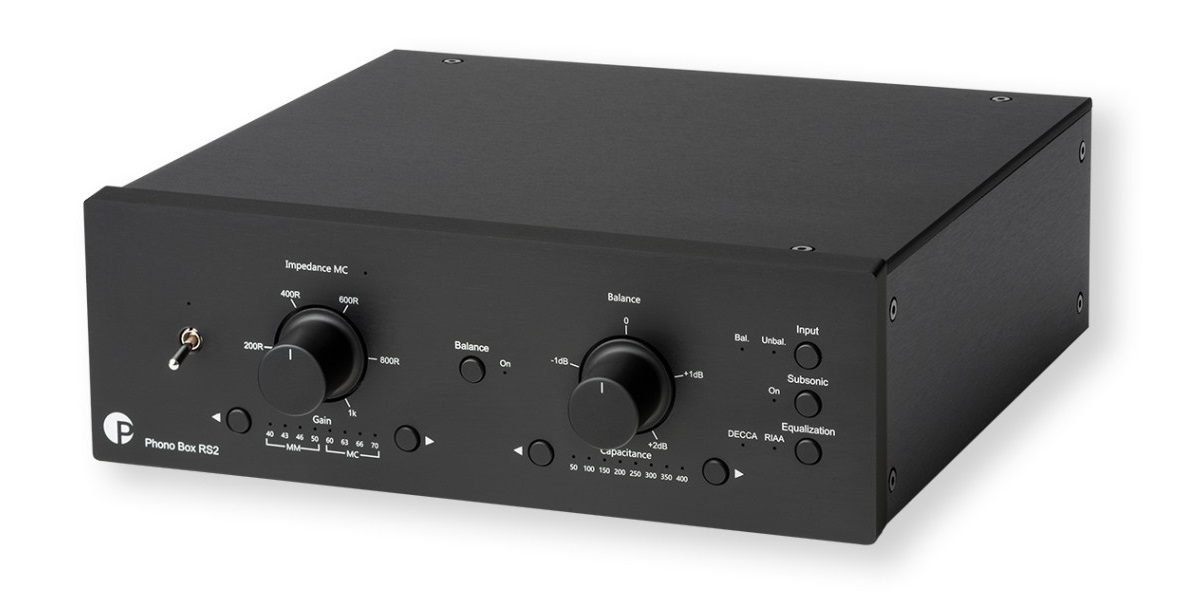 Aanbieding Pro-Ject Phono Box RS2 phono voorversterker zwart