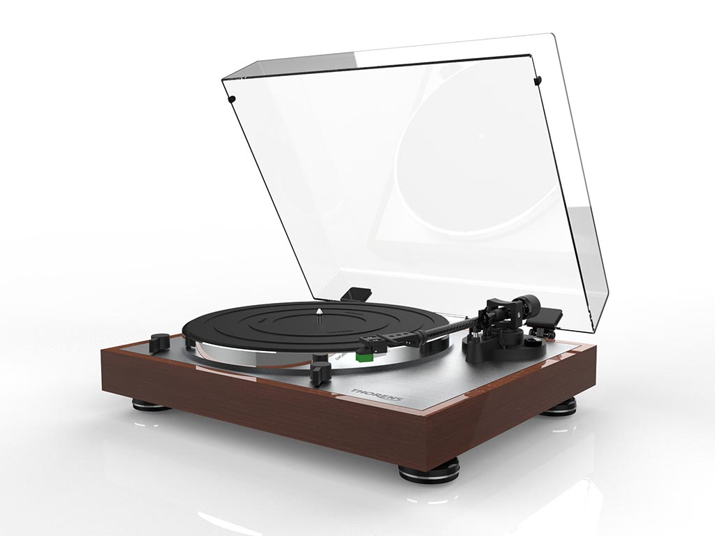 Aanbieding Thorens TD 402 DD platenspeler noten