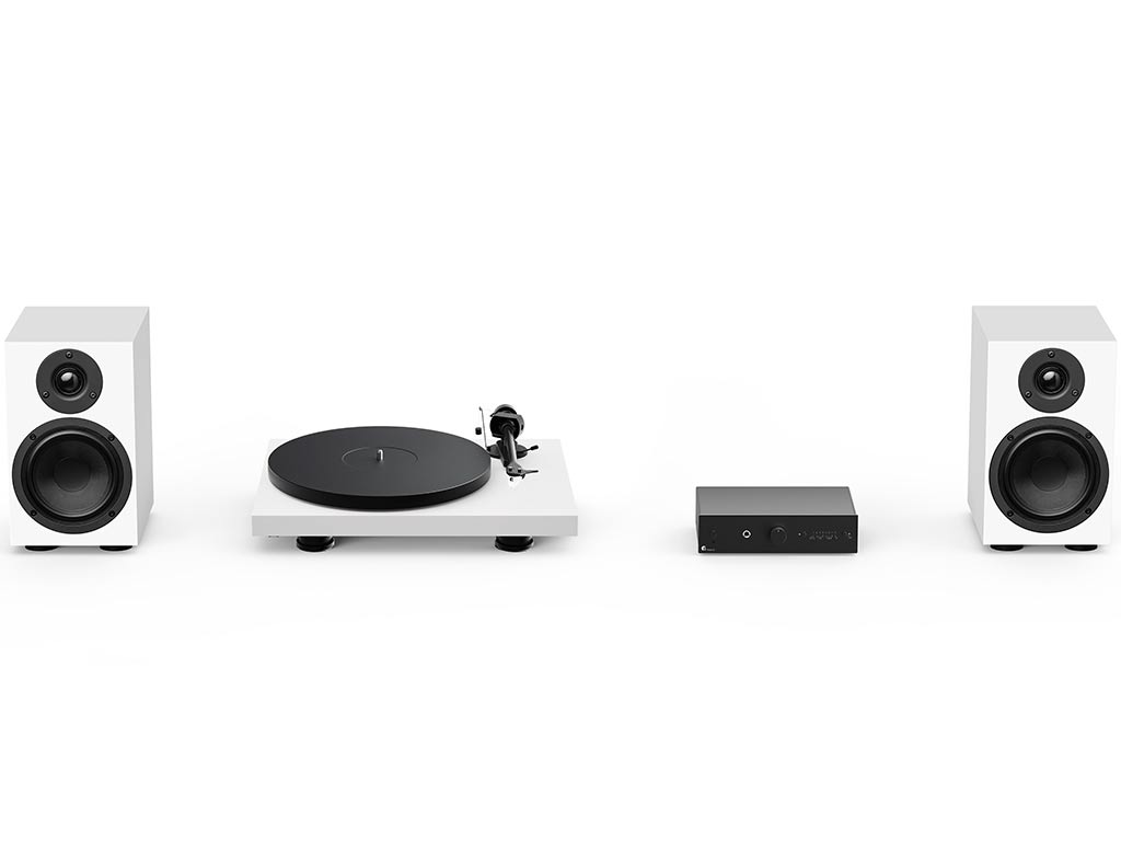 Aanbieding Pro-Ject Colourful Audio System 2 wit hifiset