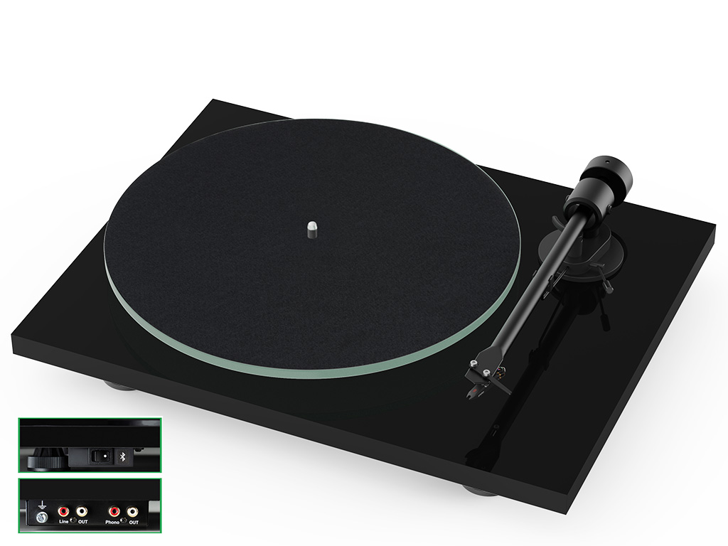 Aanbieding Pro-Ject T1 EVO BT platenspeler zwart hoogglans (Buitenkans)