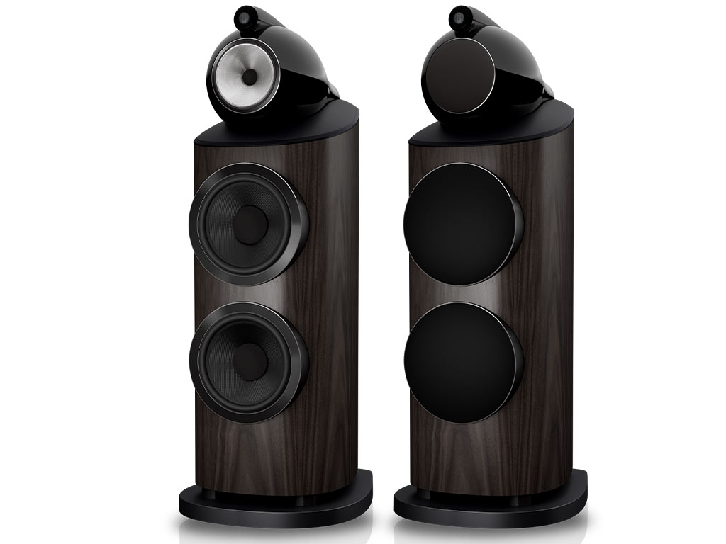 Aanbieding Bowers & Wilkins 801 D5 vloerstaande luidspreker donker walnoot