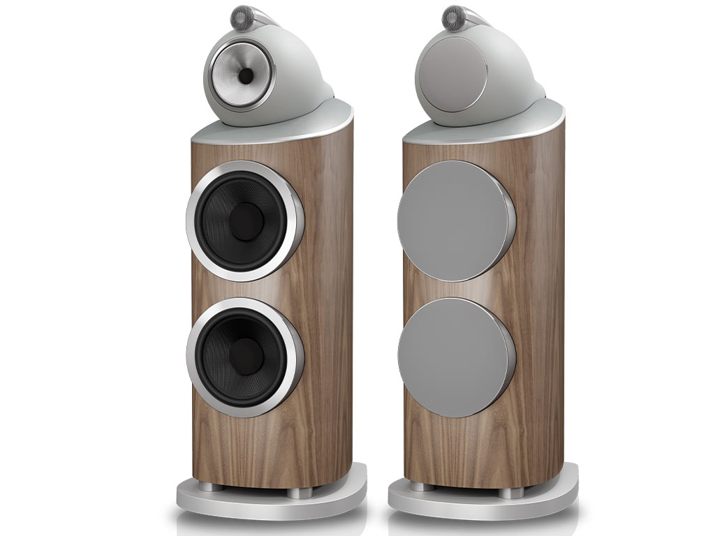 Aanbieding Bowers & Wilkins 801 D5 vloerstaande luidspreker licht walnoot