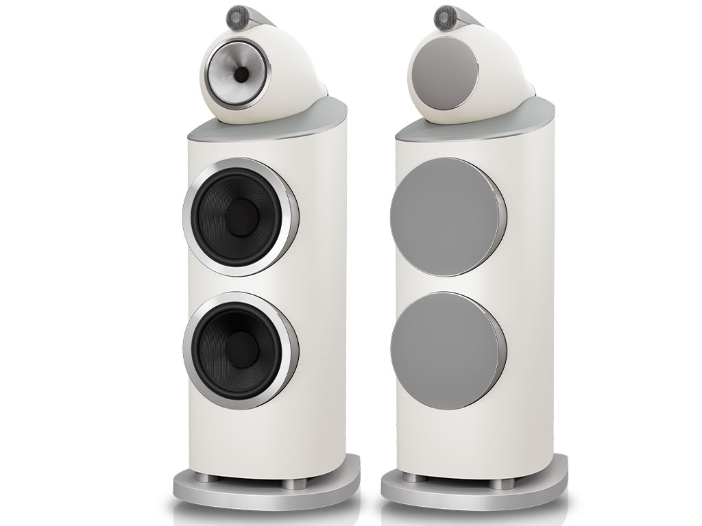 Aanbieding Bowers & Wilkins 801 D5 vloerstaande luidspreker warm wit