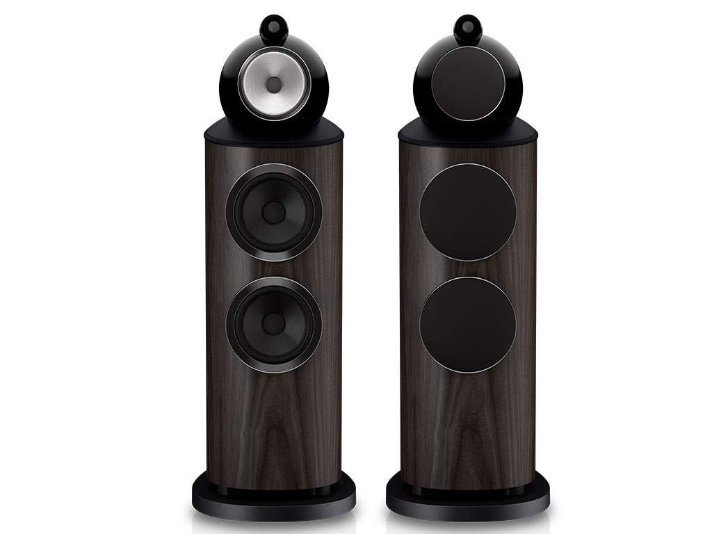 Aanbieding Bowers & Wilkins 802 D5 vloerstaande luidspreker donker walnoot
