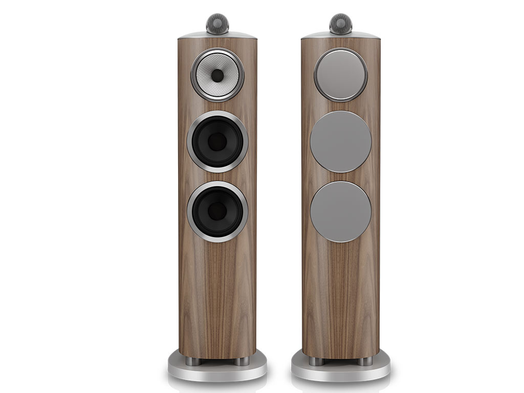 Aanbieding Bowers & Wilkins 804 D5 vloerstaande luidspreker licht walnoot