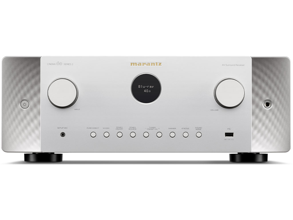 Aanbieding Marantz Cinema 60 DAB Serie 2 surround receiver zilvergoud